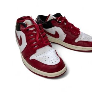 Nike Air Jordan 1 Low "Gym Red" White/Black/Sail Women’s Size 9.5